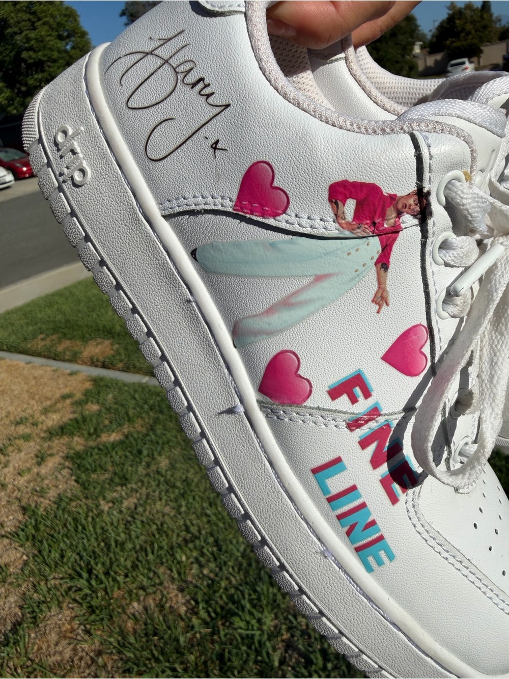 HARRY STYLES CUSTOM Sneakers (AF1) - Picture 4 of 12